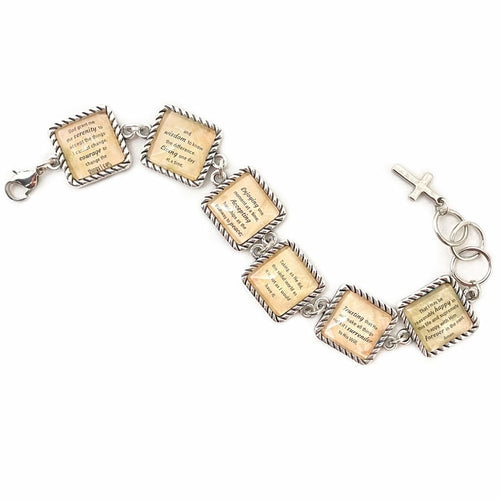 Worn With Grace - Serenity Prayer Christian Bracelet