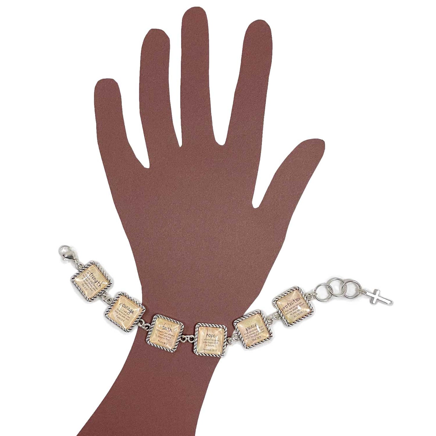 Worn With Grace - Serenity Prayer Christian Bracelet