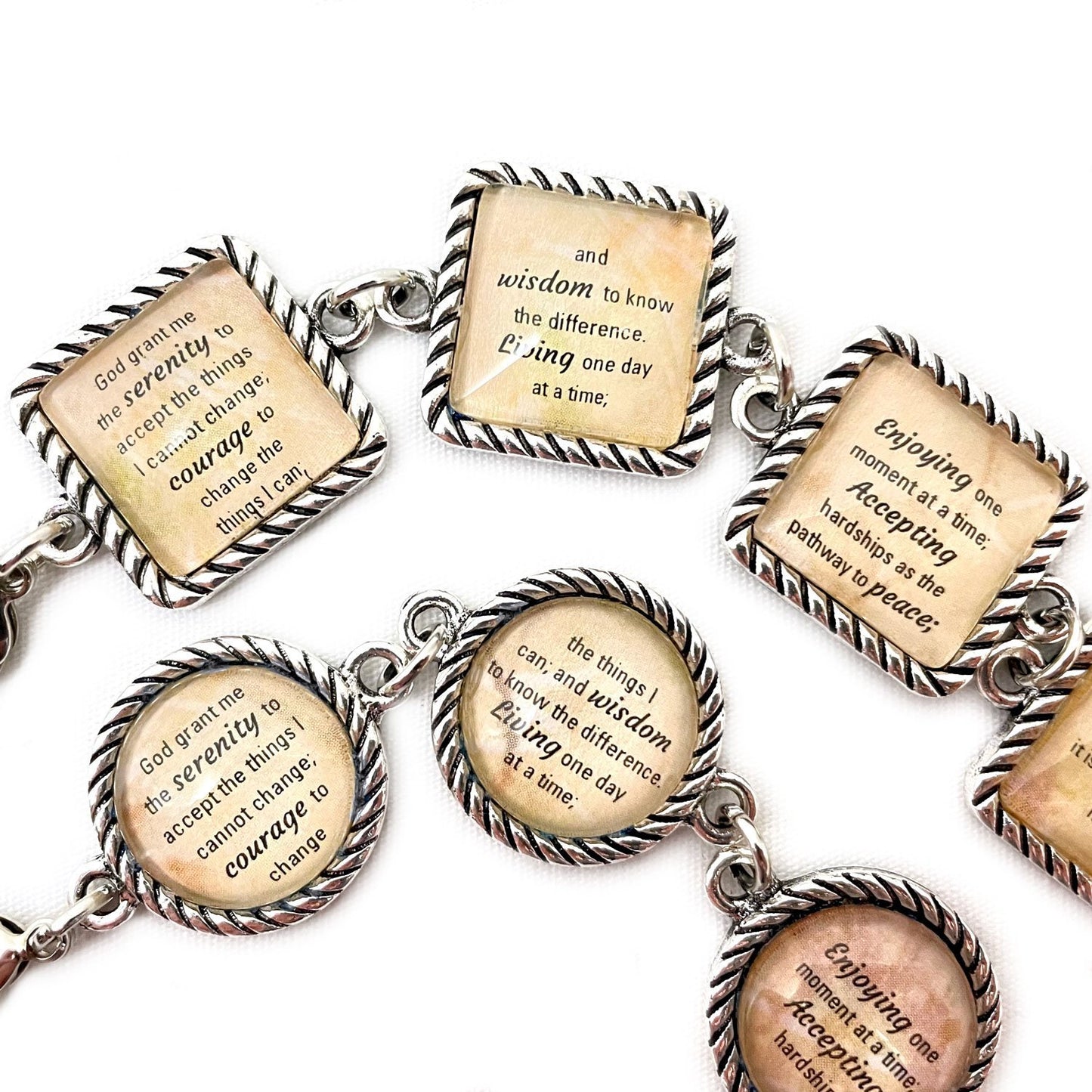 Worn With Grace - Serenity Prayer Christian Bracelet