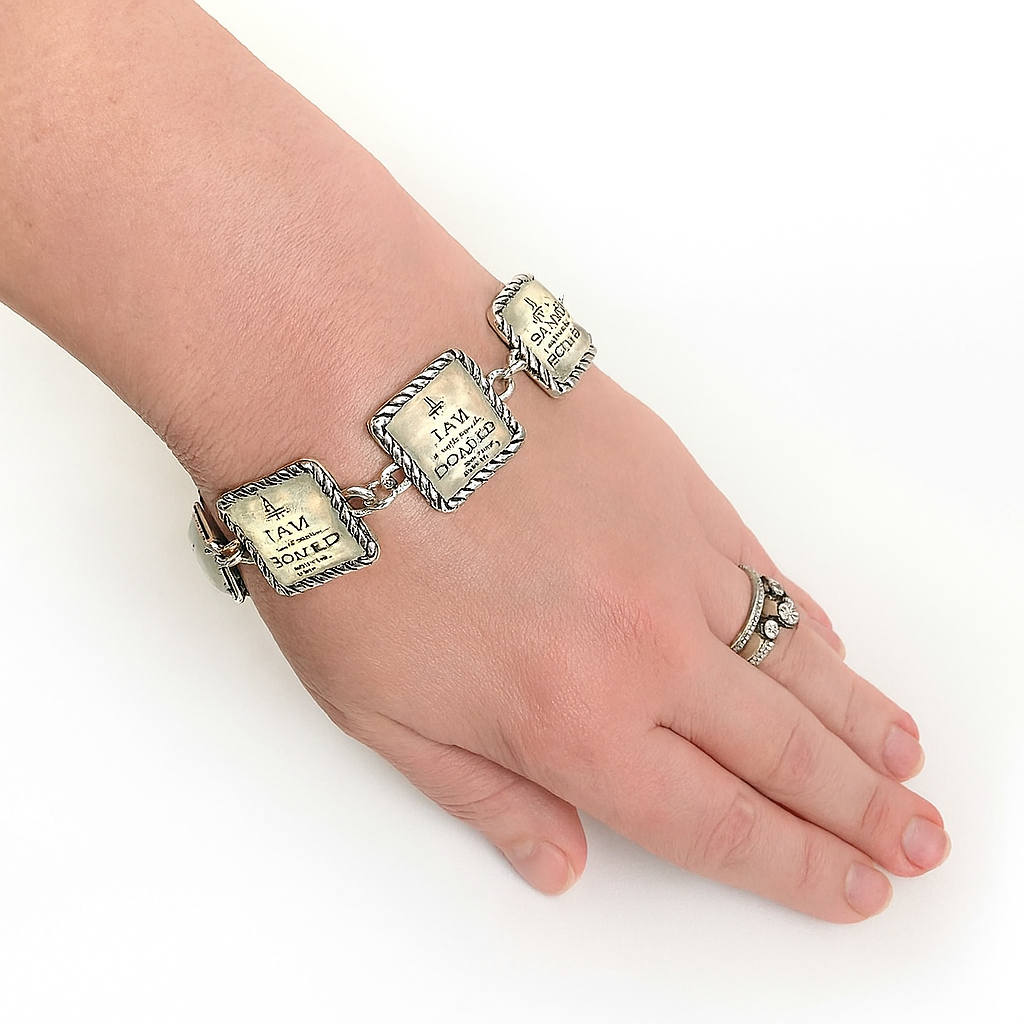 Worn With Grace - Serenity Prayer Christian Bracelet